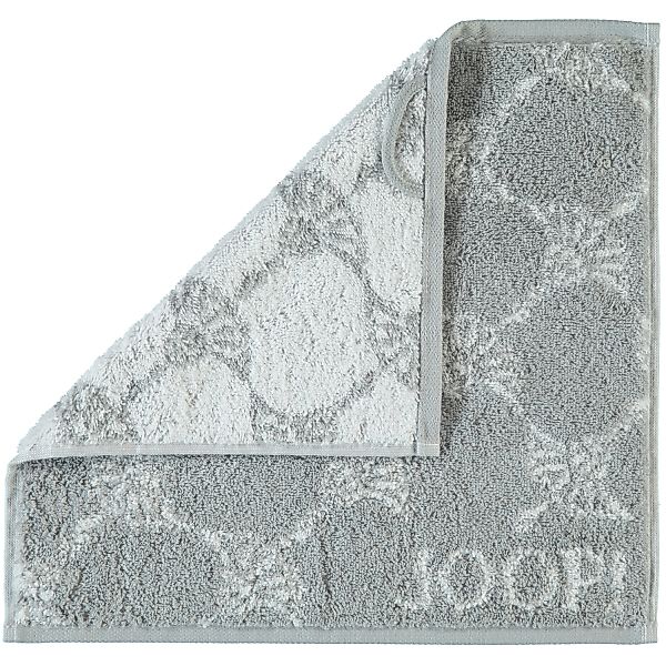 JOOP! Cornflower 1611 - Farbe: Silber - 76 - Seiflappen 30x30 cm günstig online kaufen