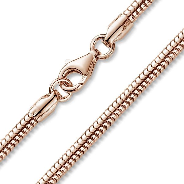 Materia Collier Damen Rosegold Schlangekette Ø3mm günstig online kaufen