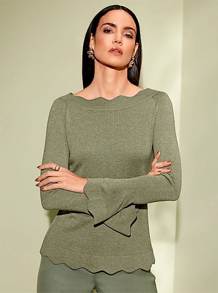 creation L Strickpullover "Woll-Mix-Pullover" günstig online kaufen