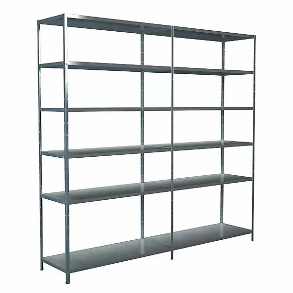 Schulte Steck-Grund-/Anbauregal 230 cm x 240 cm x 50 cm Verzinkt günstig online kaufen