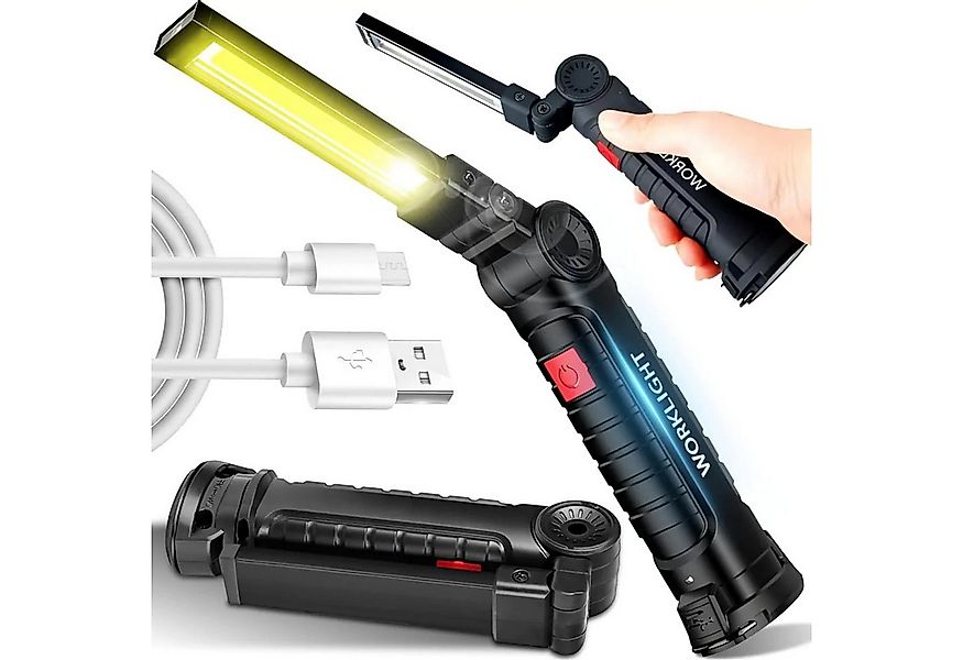 GENETIC Optic LED Taschenlampe COB-Inspektionsleuchte 5 Lichtmodi magnetisc günstig online kaufen