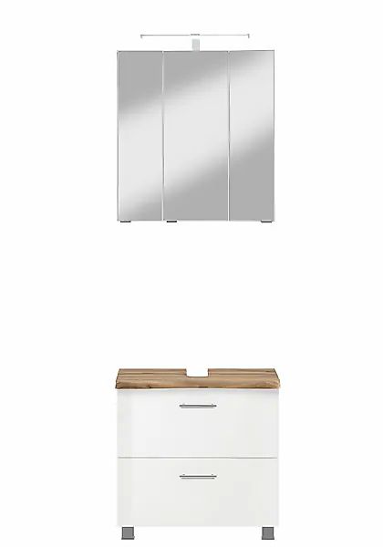 welltime Badmöbel-Set »"Trento", Badezimmer-Set, Waschbeckenunterschrank, S günstig online kaufen