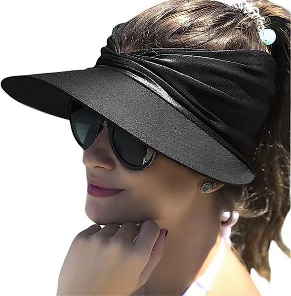 XDeer Sonnenhut Women's Visor Sonnenhut mit großer Krempe, UV-Schutz Strand günstig online kaufen