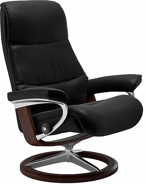 Stressless Relaxsessel "View" mit Signature Base, Größe L,Gestell Braun günstig online kaufen