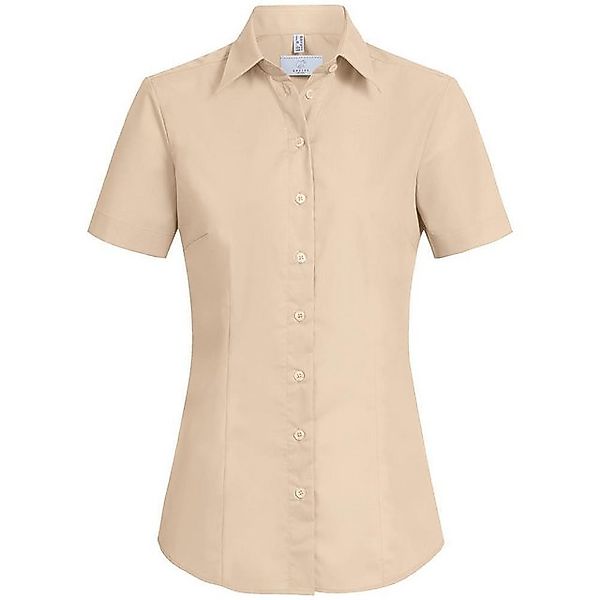 GREIFF Kurzarmbluse Greiff Corporate Bluse Damen BASIC Regular-Fit Hellblau günstig online kaufen