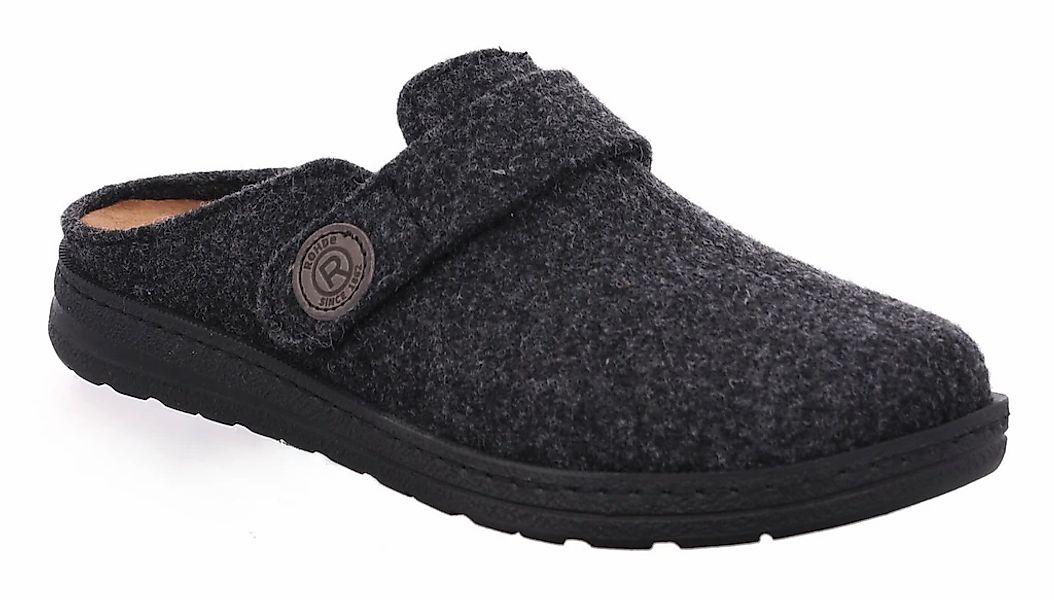 Rohde Pantoffel "ASIAGO" Hausschuh, Pantoffel, Wohlfühlschuh mit Klettversc günstig online kaufen