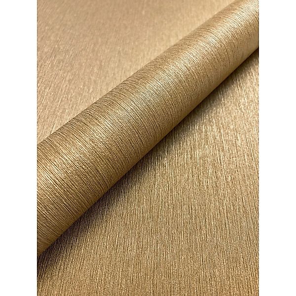 Newroom Vliestapete Deverell Uni Gold Unifarbe Modern FSC® günstig online kaufen