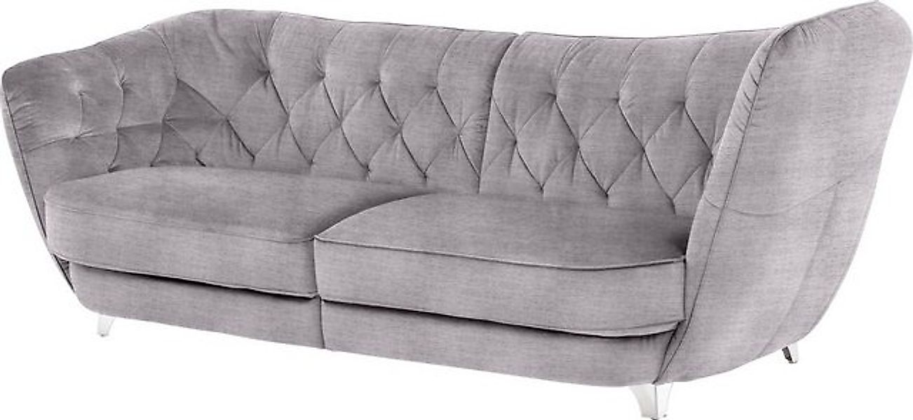 Leonique Big-Sofa Retro, stylischer Hochlehner günstig online kaufen