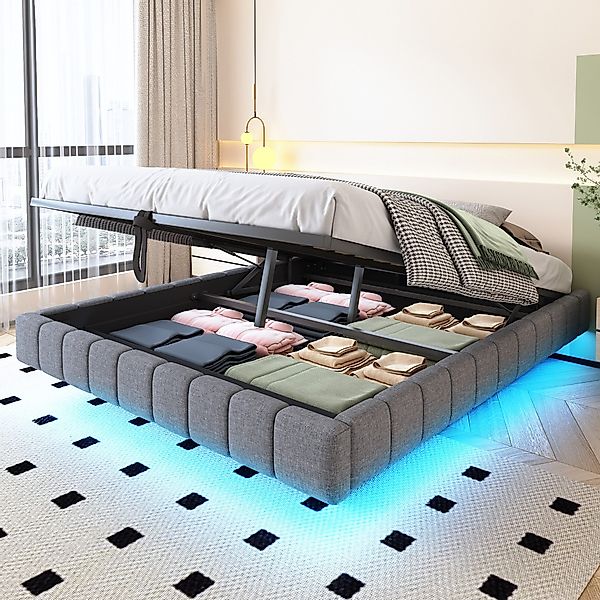 STILVORA Polsterbett 160x200 Jugendbett mit Matratze,Bettgestell günstig online kaufen