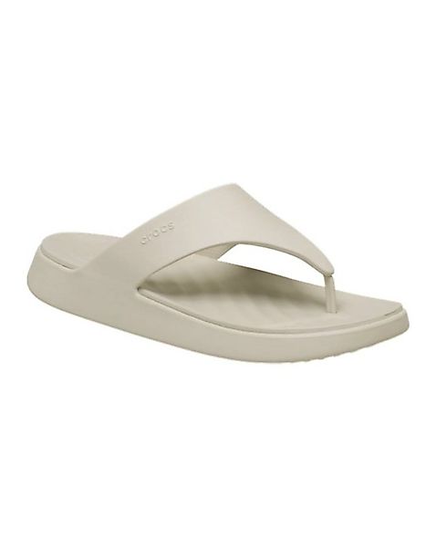Crocs Zehensandale Getaway Triangle Flip beige - Damen Badeschuh günstig online kaufen