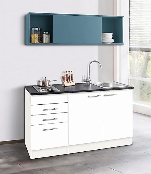 OPTIFIT Pantryküche "Mini", Breite 150 cm, mit Kochfeld und Einbau-Spülbeck günstig online kaufen