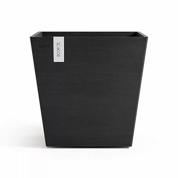 Ecopots Pflanztopf Rotterdam Dunkelgrau 45,4 cm x 44 cm günstig online kaufen