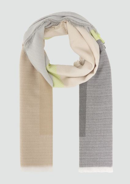 s.Oliver Schal Tuch, Jacquard-Tuch mit Love-Schriftzug günstig online kaufen