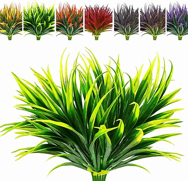 Kunstpflanze Künstlicher Blumenstrauß Außenbereich UV-beständig Grünpflanze günstig online kaufen