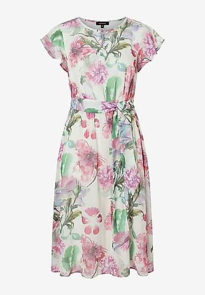 Chiffonkleid, Flowerprint günstig online kaufen