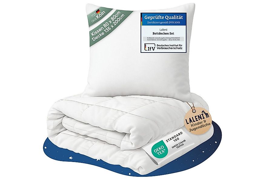 Laleni Babybettdecke Baby Bettdecke und Kissen Set - OEKO-TEX zertifiziert, günstig online kaufen