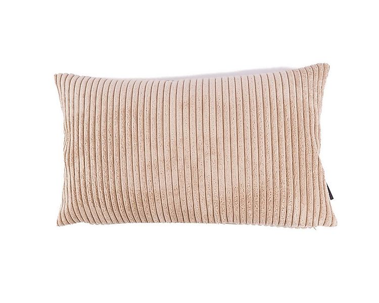 SCHÖNER LEBEN. Fellkissen Kissenhülle Breitcord Baby Rib beige div. Größen günstig online kaufen
