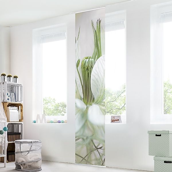 Bilderdepot24 Schiebegardine modern Flächenvorhang blickdicht Weiße günstig online kaufen