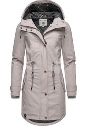 PEAK TIME Regenjacke "L60042" mit Kapuze stylisch taillierter Regenmantel f günstig online kaufen