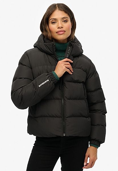 Superdry Steppjacke "HOODED SPORTS PUFFER JACKET", mit Kapuze günstig online kaufen