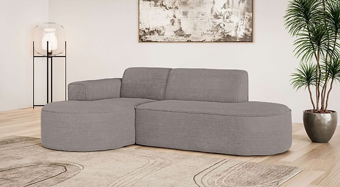 OTTO home Ecksofa »ADELLA Design-Sofa mit Recamiere rechts/links, 248/159/7 günstig online kaufen