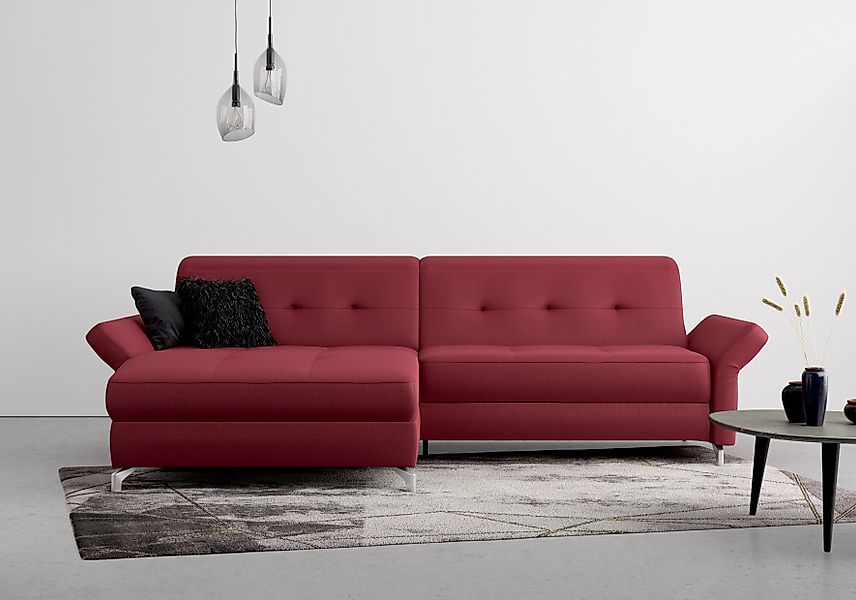 INOSIGN Ecksofa Maredo L-Form, Federkern, wahlweise günstig online kaufen