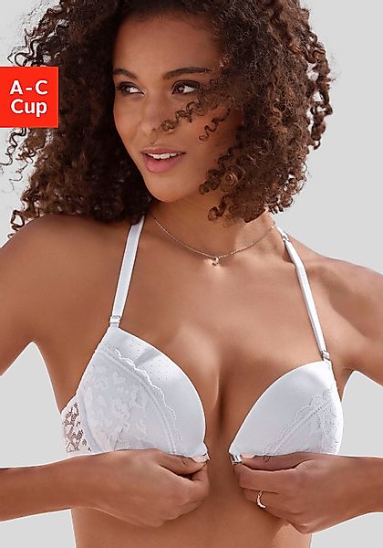 Vivance mit Spitze in Leo-Optik mit Neckholder-Träger, Dessous günstig online kaufen