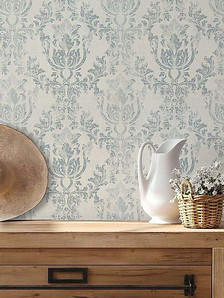 HomeBella Mustertapete Selbstklebende Tapete Vintage Muster Retro Damast De günstig online kaufen