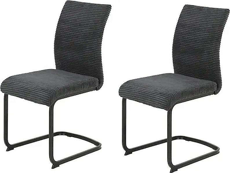HELA Freischwinger »FABIA«, (Set), 2 St., Breitcord, 120 Kg belastbar, Stof günstig online kaufen