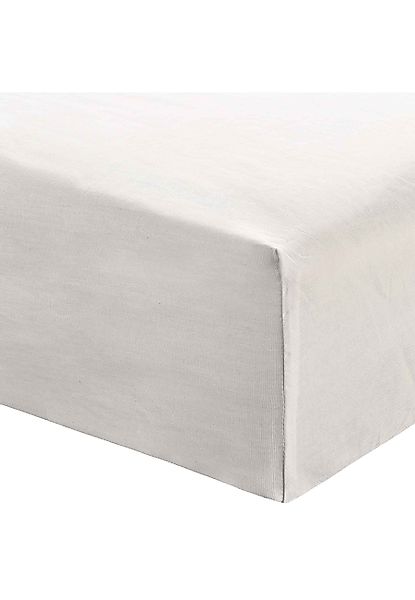 MELA Spannbettlaken Perkal Spannbetttuch KASOL, Dicht günstig online kaufen