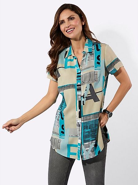 Witt Klassische Bluse Longbluse Kurzarm günstig online kaufen