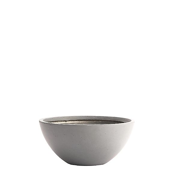 Pflanzwerk Pflanzschale Bowl Premium Frostbeständig Lotus-Effekt 36 cm Grau günstig online kaufen