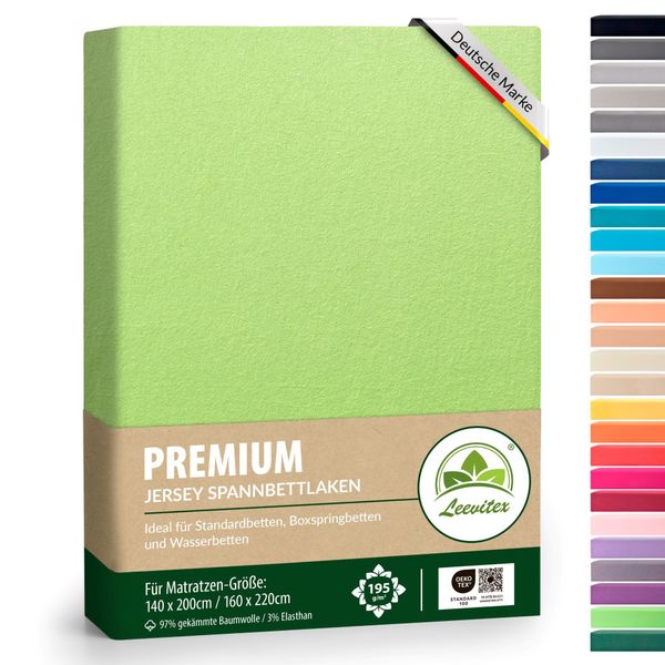 leevitex® Spannbettlaken Premium Spannbettlaken Elasthan, Gummizug: günstig online kaufen