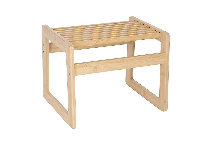 relaxdays Badhocker aus Bambus günstig online kaufen