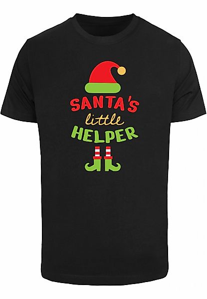 Merchcode T-Shirt "Merchcode Christmas Santa´s Little Helper Tee" 1 Stk. tl günstig online kaufen