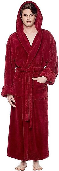 Arus Herrenbademantel Helios, 100% Polyester, mit Kapuze, extra lang, aus 1 günstig online kaufen