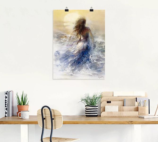 Artland Wandbild »Sommer I«, Frau, (1 St.), als Leinwandbild, Poster, Wanda günstig online kaufen