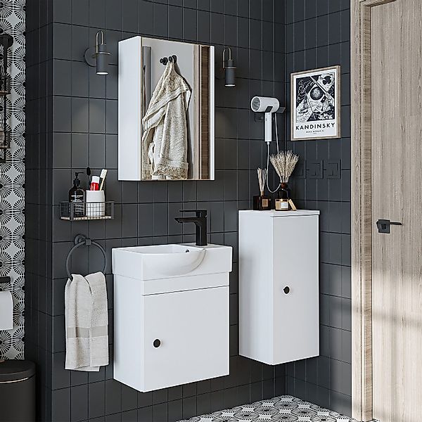 Roomart Badmöbel-Set PUNTO, (Unterschrank mit Waschbecken günstig online kaufen