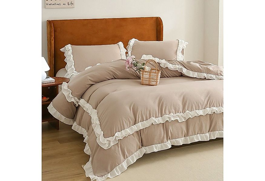 BYSURE Bettwäsche, Polyester, 2 teilig, Romantische, Bettbezug Set günstig online kaufen