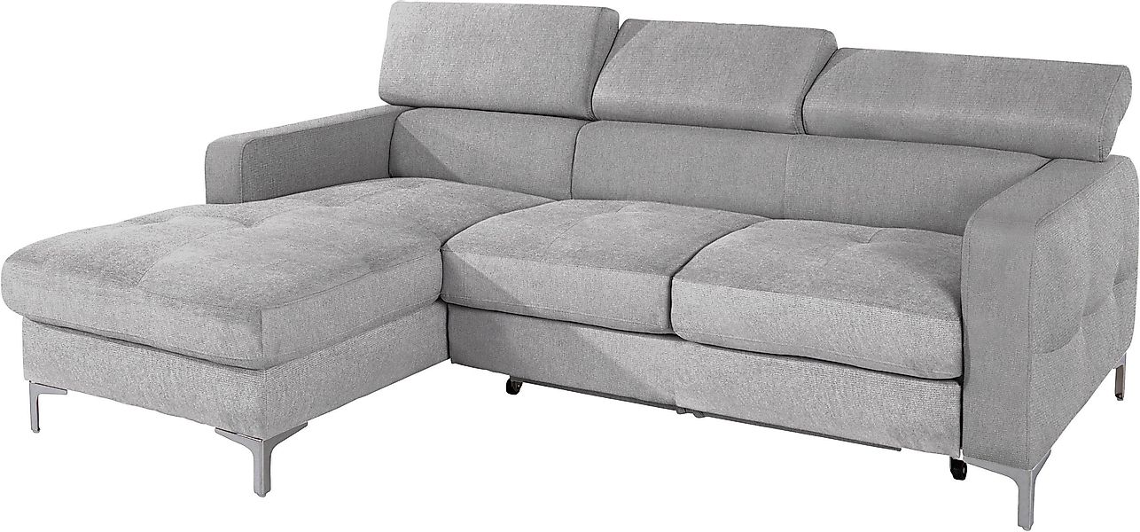 COTTA Ecksofa "Sammy L-Form", mit Kopfteilverstellung, wahlweise mit Bettfu günstig online kaufen