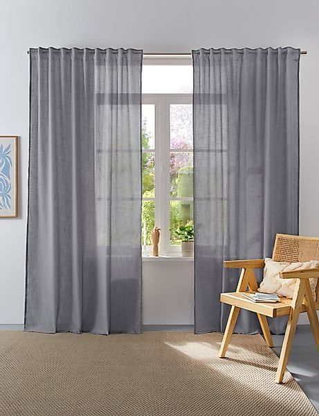 Home affaire Collection Vorhang Linsdorf, Multifunktionsband günstig online kaufen
