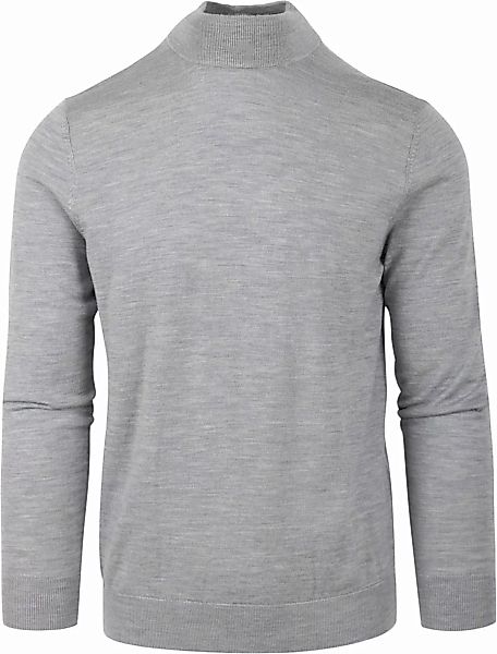 Profuomo Turtleneck Merino Pullover Grau - Größe XL günstig online kaufen