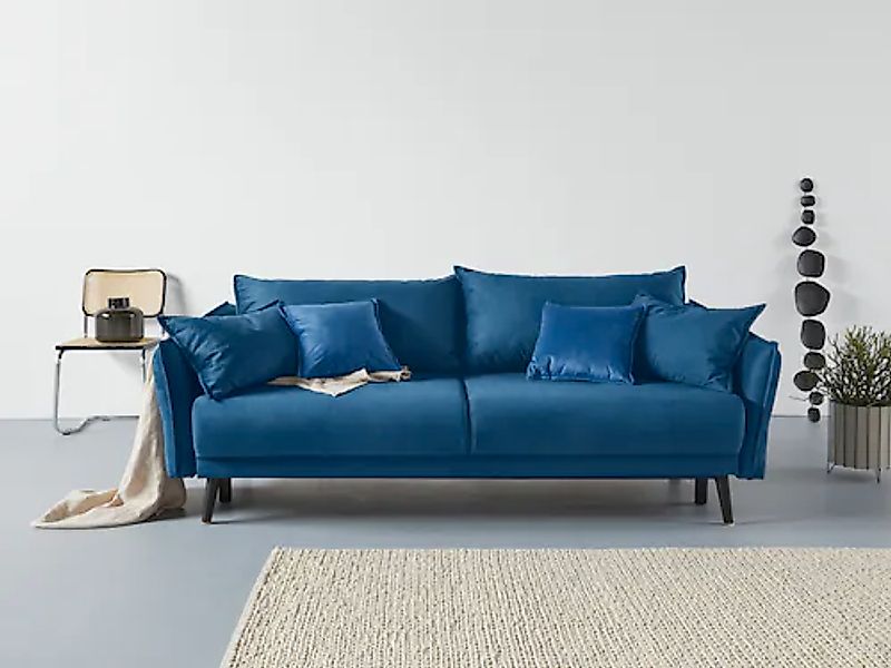 COLLECTION AB Schlafsofa »Asra« incl. Bettfunktion und Bettkasten, Seitenta günstig online kaufen