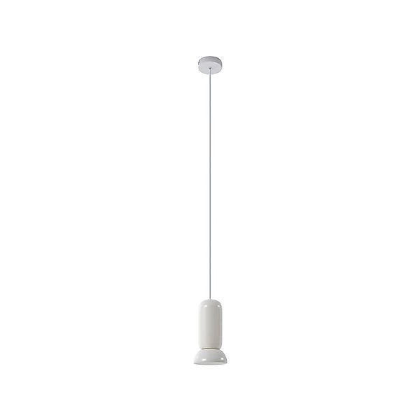 Lindby Pendelleuchte Kerimi 10020086 Skandinavisch in Weiß aus Keramik 1-fl günstig online kaufen