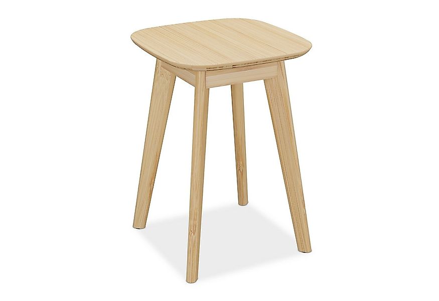 relaxdays Sitzhocker Esszimmerhocker aus Bambus günstig online kaufen