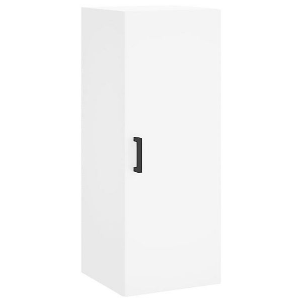 vidaXL Hängeschrank Wandschrank Weiß 34,5x34x90 cm Glas Vitrine Hängeschran günstig online kaufen