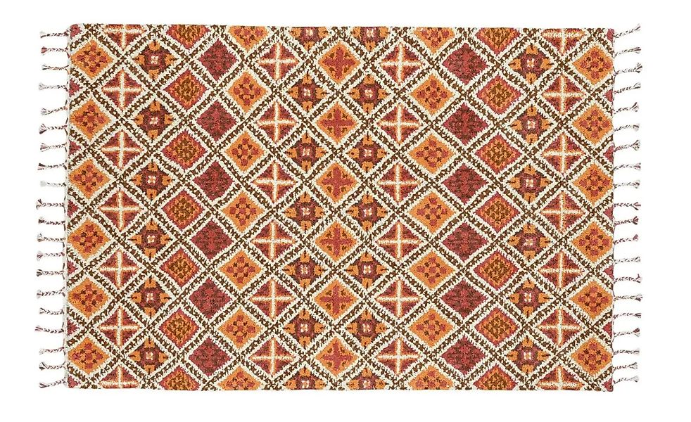 THEKO Berberteppich  Marmoucha ¦ rot ¦ Wolle ¦ Maße (cm): B: 140 H: 2,4 Tep günstig online kaufen