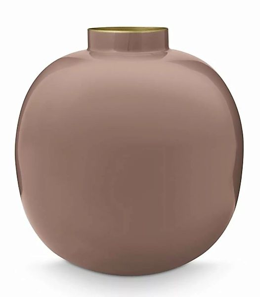 PIP STUDIO Vasen Vase Metal rust 23 cm (braun) günstig online kaufen