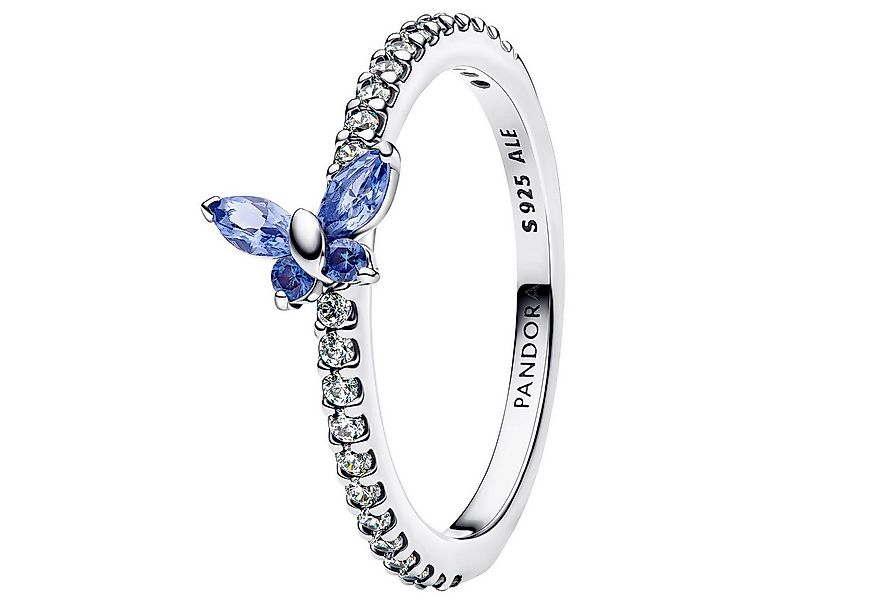 Pandora Silberring Damen-SilberFunkelnder Blau günstig online kaufen