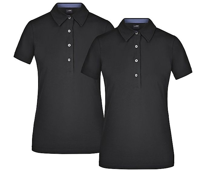 James & Nicholson Poloshirt Doppelpack Klassisches Damen Polohemd JN969 (Do günstig online kaufen